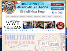 Tablet Screenshot of honorflightsouthflorida.org